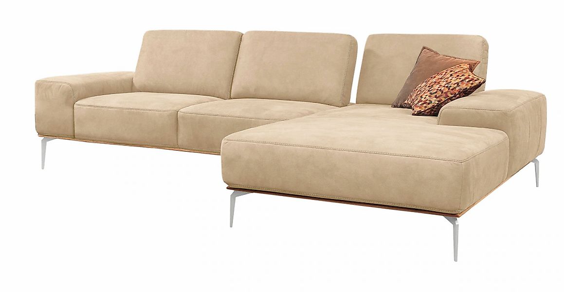 W.SCHILLIG Ecksofa "run, Designsofa mit tollem Sitzkomfort, bequem, L-Form" günstig online kaufen