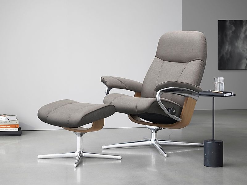 Stressless Relaxsessel "Consul", mit Cross Base, Größe S, M & L, Holzakzent günstig online kaufen