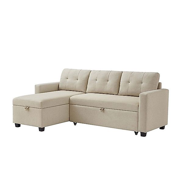 VitaliSpa® Ecksofa Campina, Beige, 226 x günstig online kaufen