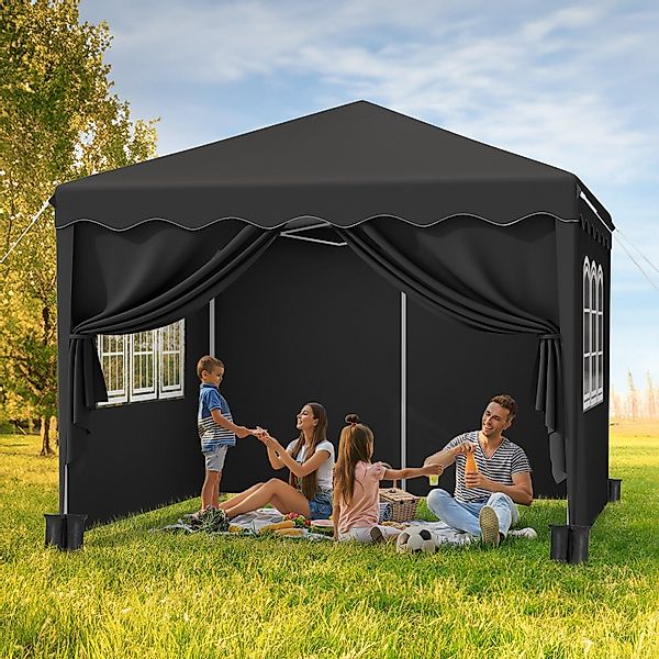 TLGREEN Faltpavillon 3x3 M Gartenpavillon Höhenverstellbar, günstig online kaufen