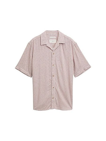 TOM TAILOR Kurzarmhemd mit All-Over Print günstig online kaufen