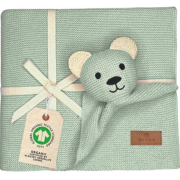 Babydecke DIKOS® Babydecke SCHMUSE-Bär Baby Geschenk günstig online kaufen