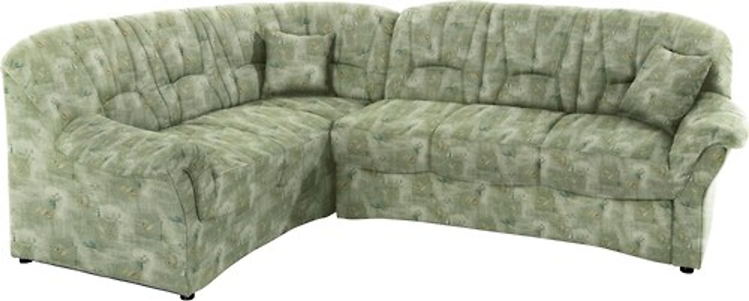 DOMO collection Ecksofa »Bahia, zeitlos und elegant, bequeme Armlehnen, L-F günstig online kaufen