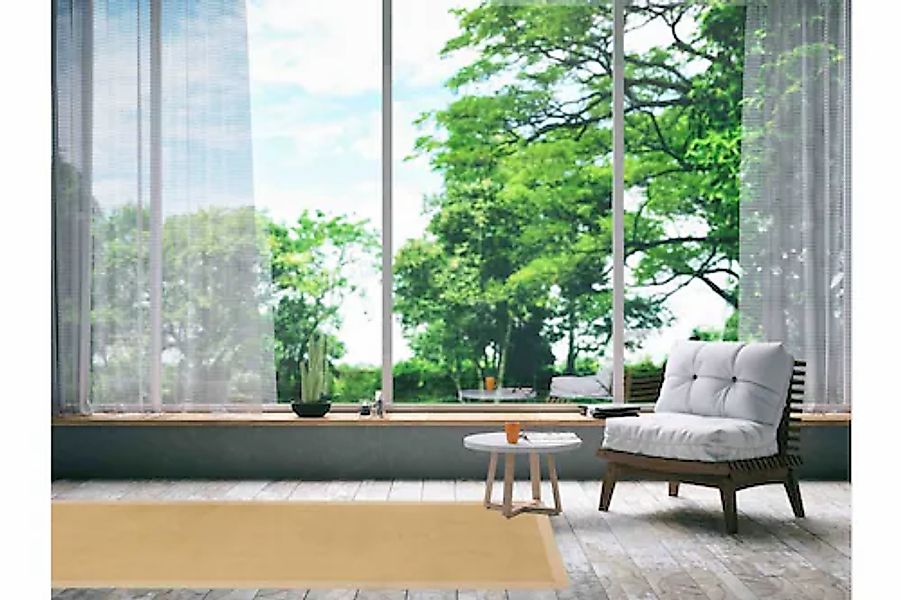 carpetfine Sisalteppich »Sisal«, rechteckig, 5 mm Höhe, mit farbiger Bordür günstig online kaufen