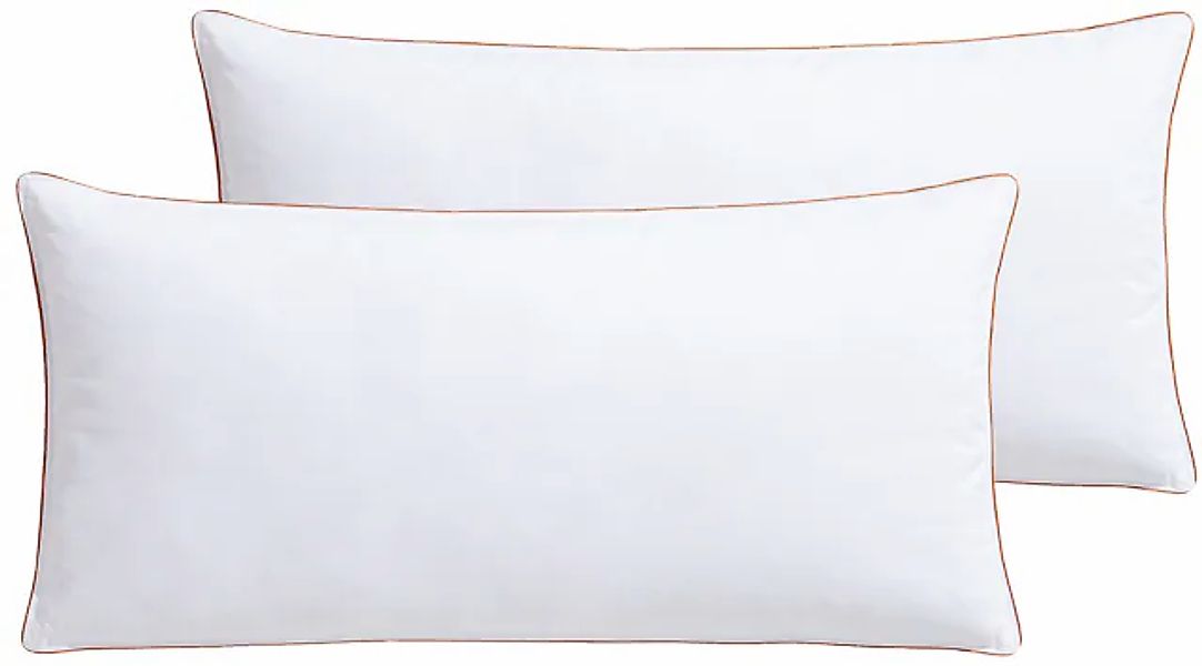 RIBECO Federkissen »Kopfkissen Richard, Kissen mit Daunenanteil, in 40x80 o günstig online kaufen