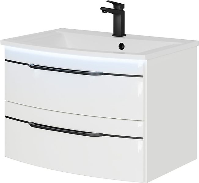Saphir Waschtisch »Serie 7045 Mineralmarmor-Waschtisch und Unterschrank, 71 günstig online kaufen