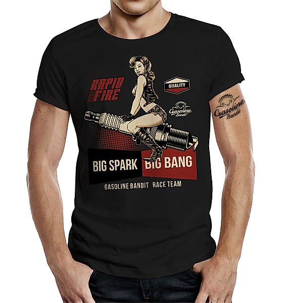 GASOLINE BANDIT® T-Shirt für Biker, Motorrad günstig online kaufen