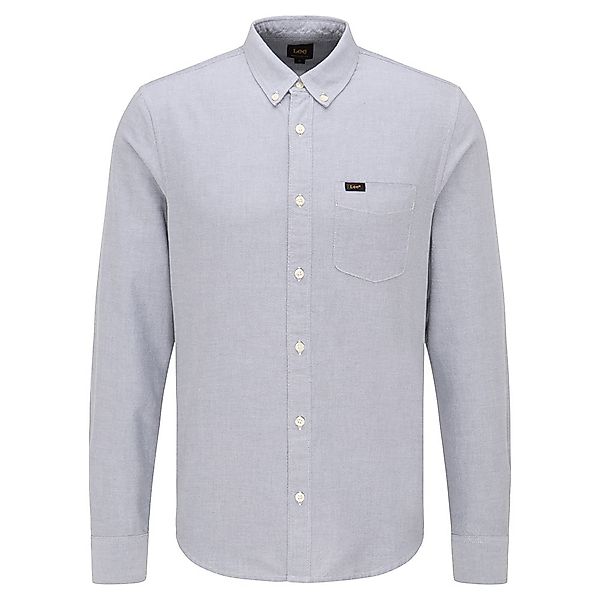 Lee Button Down Pullover M Cloudburst Grey günstig online kaufen