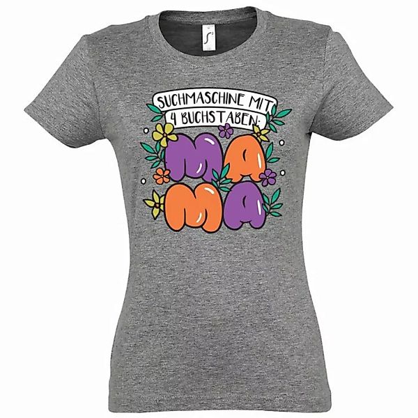 Youth Designz T-Shirt "Suchmaschine mit 4 Buchstaben, Mama" Damen T-Shirt m günstig online kaufen