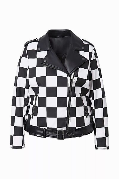 Angel of Style Lederjacke Lederoptik-Jacke Bikerjacke günstig online kaufen