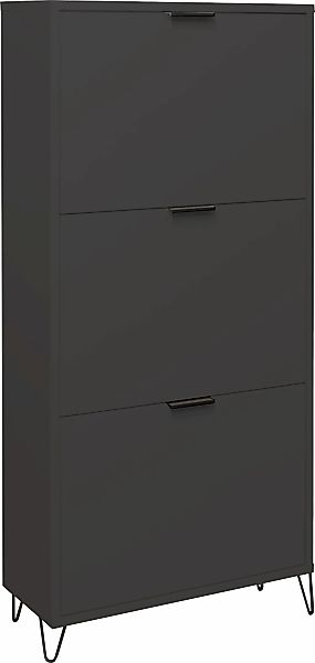 Mäusbacher Schuhschrank "Bonnie", Breite 61 cm mit 3 Klappen und Drahtgeste günstig online kaufen