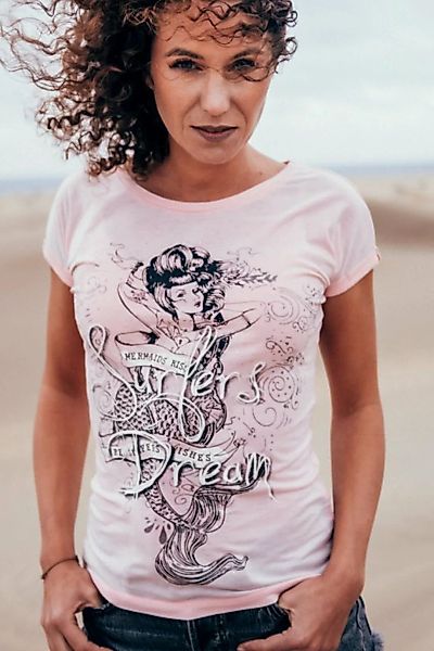 Hangowear Trachtenshirt Shirt Damen - MEERJUNGFRAU - rosa günstig online kaufen