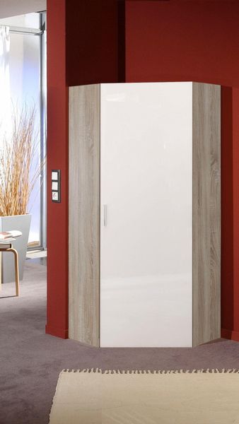 Wimex Eckkleiderschrank "Malta" mit Hochglanz-Front günstig online kaufen
