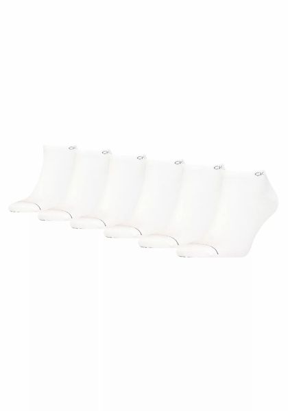 Calvin Klein Sneakersocken, (6 Paar), mit eingestricktem Logo im Bund günstig online kaufen