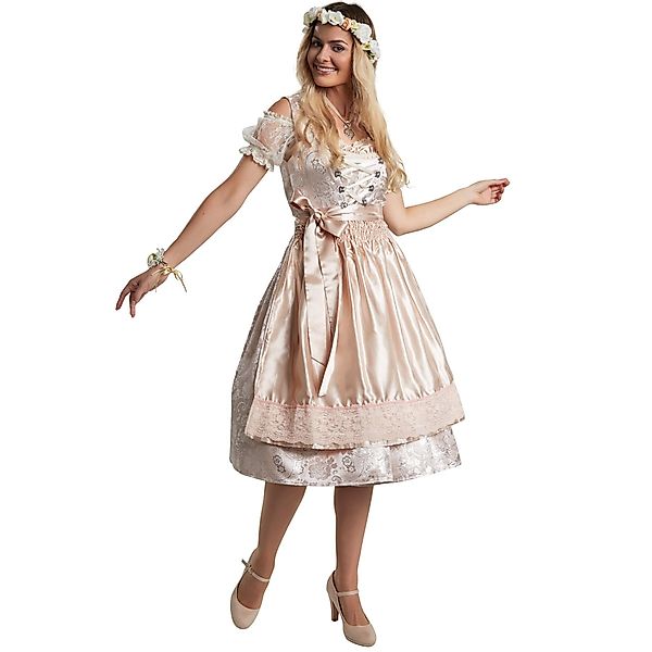 dressforfun Dirndl Frauenkostüm Midi-Dirndl Traunstein Modell günstig online kaufen