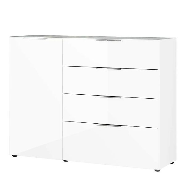 Sideboard 134 cm breit in weiß, OXFORD-01 günstig online kaufen