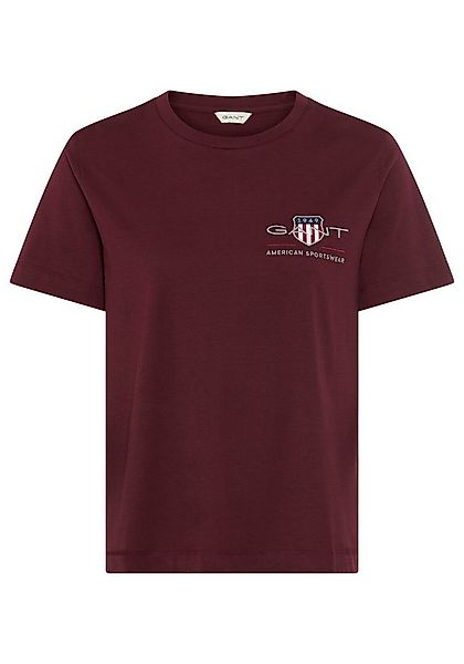 Gant T-Shirt REG ARCHIVE SHIELD SS T-SHIRT Stickerei, Rundhals günstig online kaufen