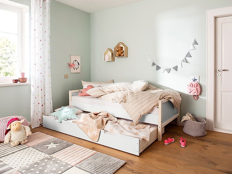 Lüttenhütt Bettschubkasten "Janne", Kiefernholz und MDF, Schlafgelegenheit, günstig online kaufen