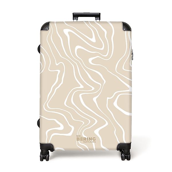 NoBoringSuitcases.com© Hartschalen-Trolley Beigefarbener Hintergrund mit ab günstig online kaufen