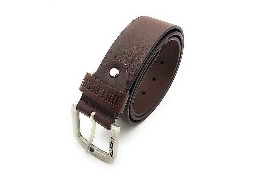 Hill Burry Ledergürtel Unisex Gürtel aus Vollleder 100cm Länge ca. 4mm dick günstig online kaufen