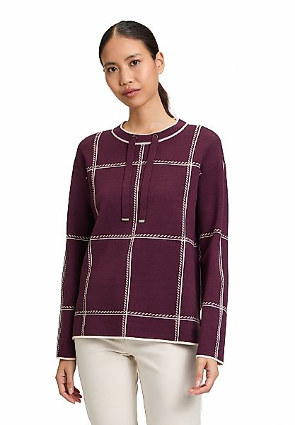 Betty Barclay Strickpullover "Betty Barclay Damen Strickpullover kariert", günstig online kaufen