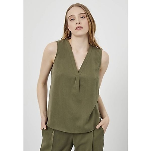 Just Like You  Blusen Ärmellose Bluse mit V-Ausschnitt günstig online kaufen