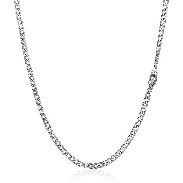 KARMA Edelstahlkette Silber Halskette Edelstahl Kette günstig online kaufen