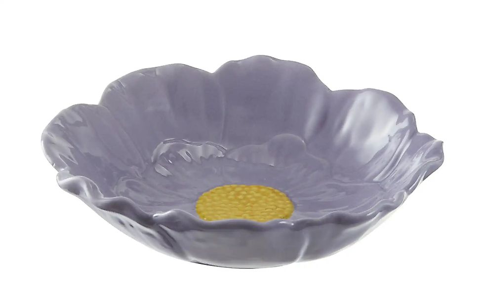 HOME STORY Deko Schale Blüte   ¦ lila/violett ¦ Porzellan ¦ Maße (cm): B: 1 günstig online kaufen