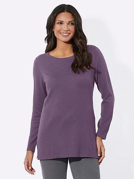 Sieh an! Strickpullover Longpullover . günstig online kaufen