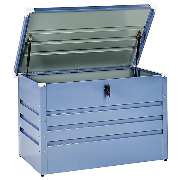 Beliani Truhe CEBROSA Blau 62x100x64 günstig online kaufen