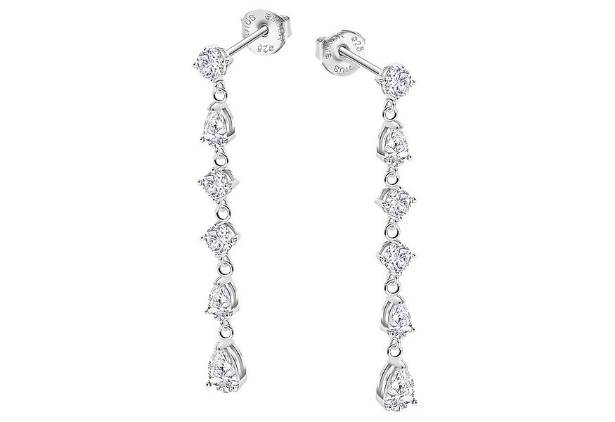 LOTUS SILVER Paar Ohrhänger LOTUS Silver Zirkoniastein 925 Silber (Ohrhänge günstig online kaufen