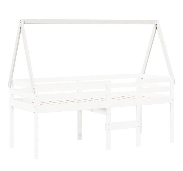 vidaXL Betthimmel Dach für Kinderbett Weiß 199x95,5x88 cm Massivholz Kiefer günstig online kaufen