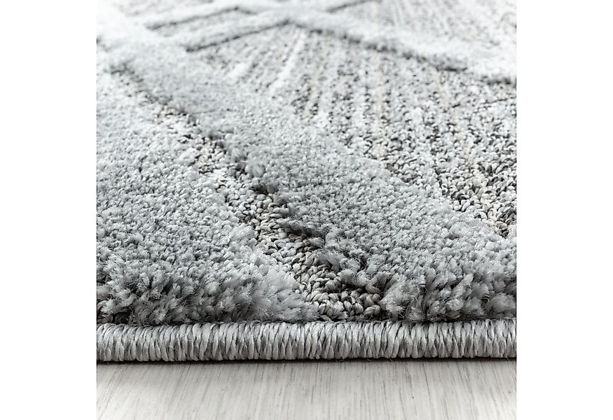 Villa Möbel Hochflor-Teppich Pisaro, Rund, Höhe: 20 mm, Teppich Wohnzimmer günstig online kaufen