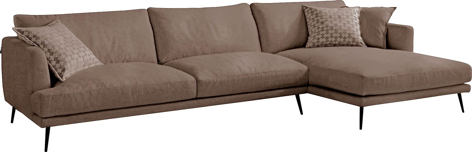 Egoitaliano Ecksofa »Sophia, Designsofa mit extrakomfortablem Sitzkomfort, günstig online kaufen