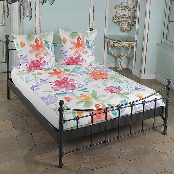 TRAUMSCHLAF Bettwäsche Florina Frühling Blumen, Mako günstig online kaufen