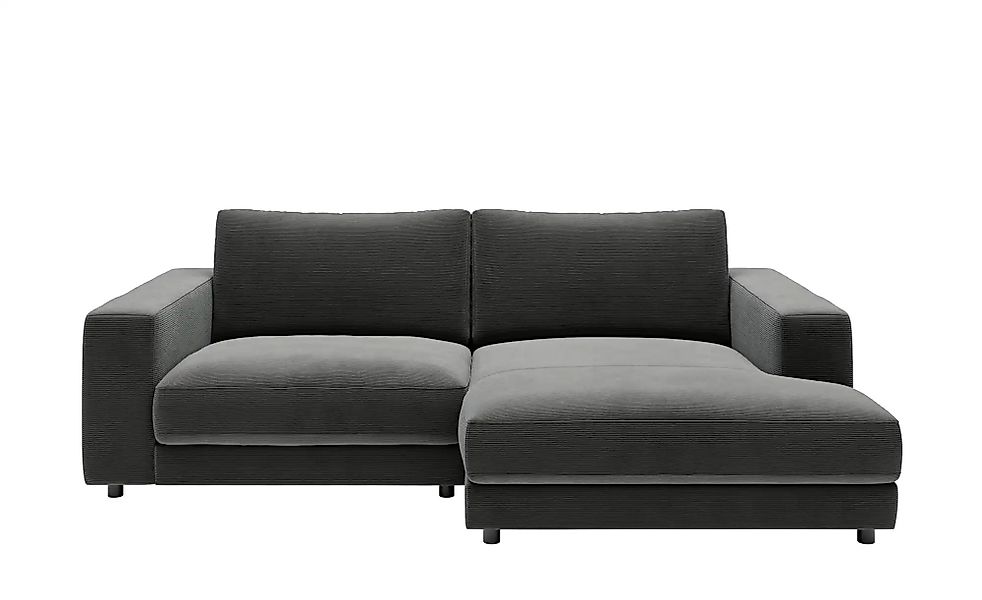 Jette Home Ecksofa In Feincord Sila ¦ grau ¦ Maße (cm): B: 250 H: 85 T: 170 günstig online kaufen