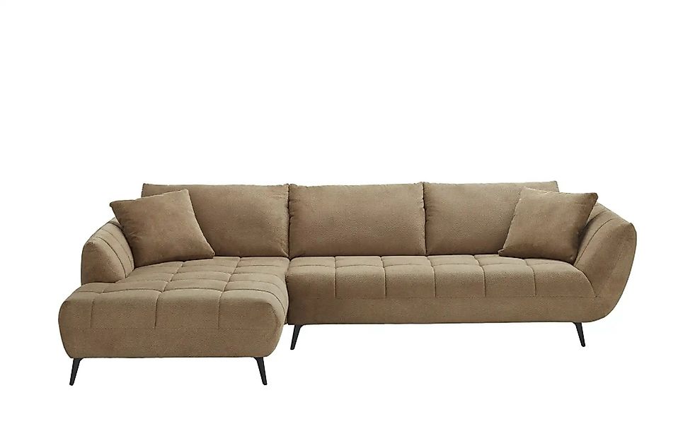 bobb Ecksofa mit Sitztiefenverstellung Carly ¦ braun ¦ Maße (cm): B: 313 H: günstig online kaufen