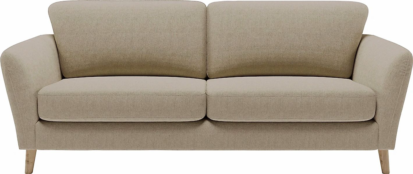 Home affaire 3-Sitzer »MARSEILLE 3er Sofa 206 cm, Cord, Flachgewebe, Strukt günstig online kaufen
