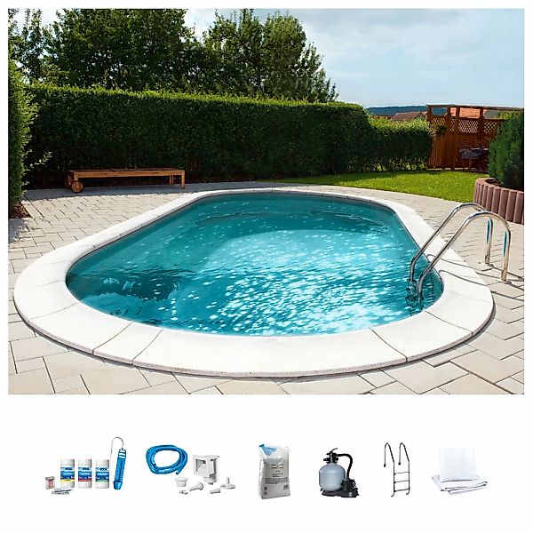 my POOL BWT Ovalpool "PREMIUM mit grauer Innenfolie" Höhe 120 cm, in versch günstig online kaufen