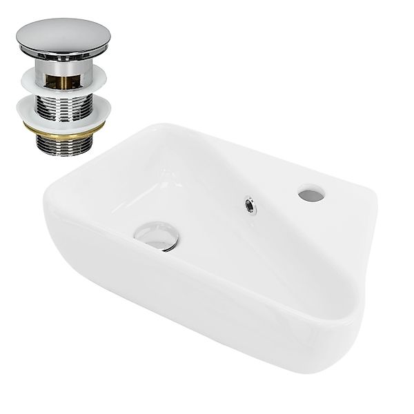 LuxeBath Waschbecken Aufsatzwaschbecken aus Keramik für günstig online kaufen