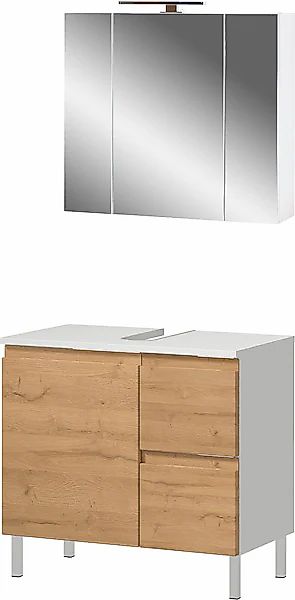 GERMANIA Badmöbel-Set »Torrance« 2 Stk. tlg. Waschbecken-Unterschrank und S günstig online kaufen