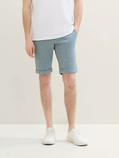 TOM TAILOR Bermudas Slim Chino Shorts in Melange Optik günstig online kaufen