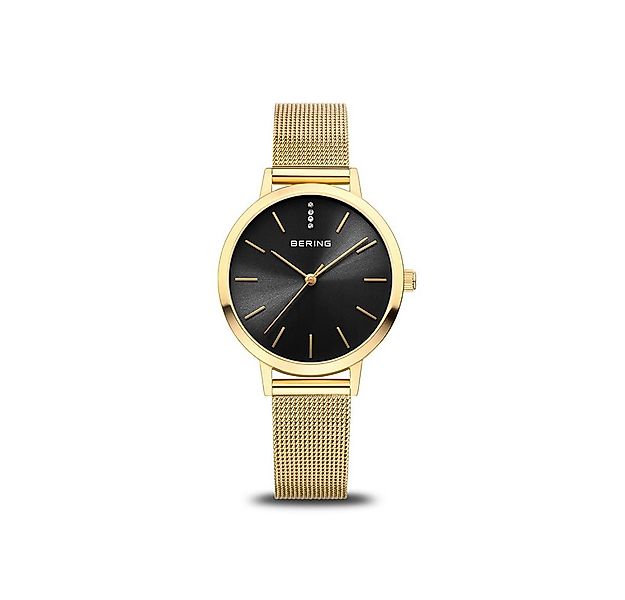 Bering Quarzuhr Bering Classic gold glänzend 13434-332 13434-332, Bering Cl günstig online kaufen