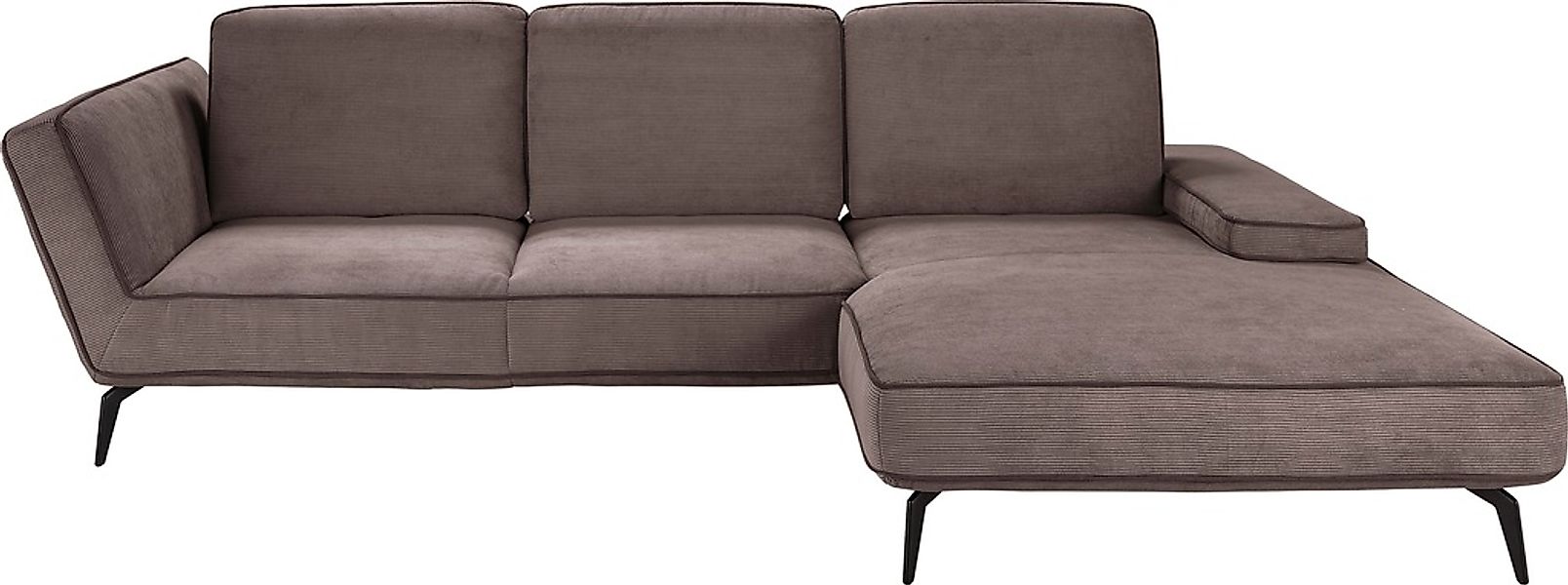 set one by Musterring Ecksofa »SO 4500, Füße schwarz matt, inkl Schwenkrück günstig online kaufen