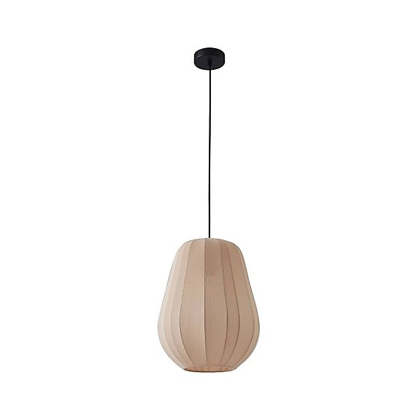 Lindby Pendelleuchte Helin 10030923 Modern in Creme aus Textil 1-flammig E2 günstig online kaufen