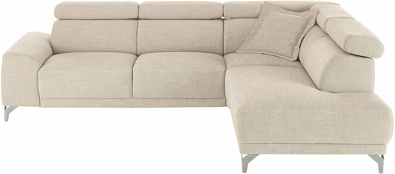 3C Candy Ecksofa »Greve Sofa immer mit manuelle Kopfteilverstellungen, mode günstig online kaufen