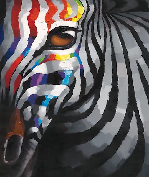 Bönninghoff Leinwandbild »Zebra«, (1 St.) günstig online kaufen