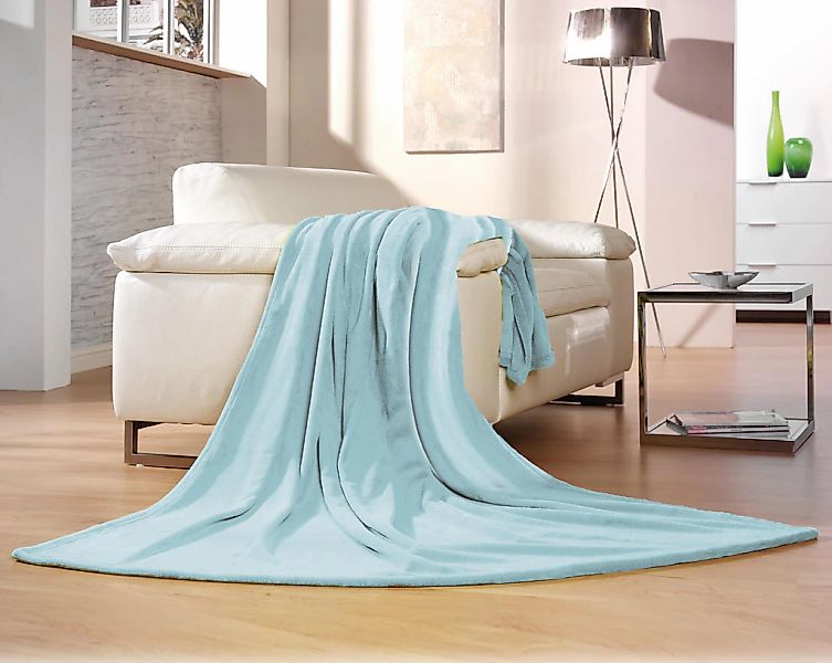 Gözze Wohndecke "Memphis" in tollen Unifarben, Kuscheldecke günstig online kaufen