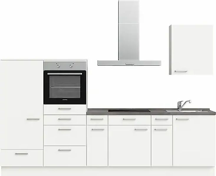 nobilia® Küchenzeile »"Touch I"« vormontiert, Ausrichtung wählbar, Breite 3 günstig online kaufen