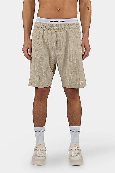 PEGADOR Shorts "Libco Structured Knit Shorts" Materialmix, regular fit günstig online kaufen